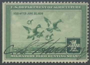 Picture of RW4 1937 Duck Stamp 