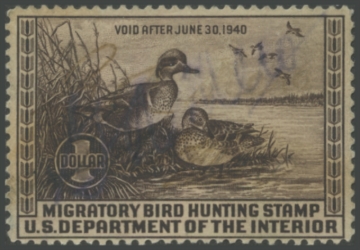 Picture of RW6 1939 Duck Stamp 