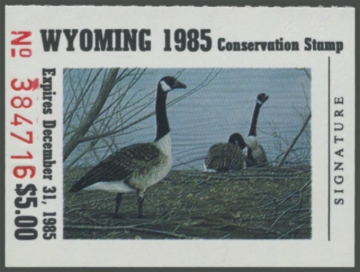 Picture of 1985 Wyoming Duck Stamp