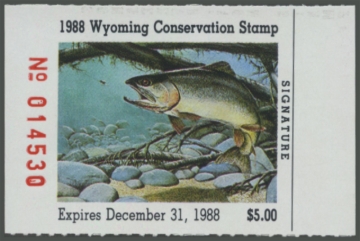 Picture of 1988 Wyoming Duck Stamp