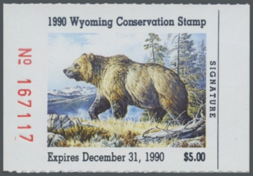 Picture of 1990 Wyoming Duck Stamp