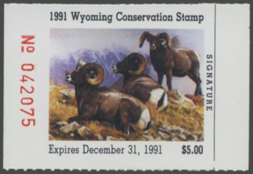 Picture of 1991 Wyoming Duck Stamp