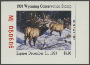 Picture of 1993 Wyoming Duck Stamp