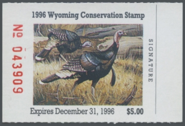 Picture of 1996 Wyoming Duck Stamp