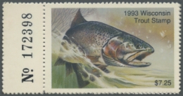 Picture of 1993 Wisconsin Trout Stamp