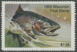 Picture of 1993 Wisconsin Trout Stamp