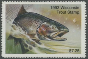 Picture of 1993 Wisconsin Trout Stamp