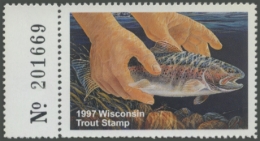 Picture of 1997 Wisconsin Trout Stamp