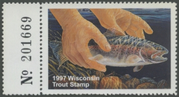 Picture of 1997 Wisconsin Trout Stamp