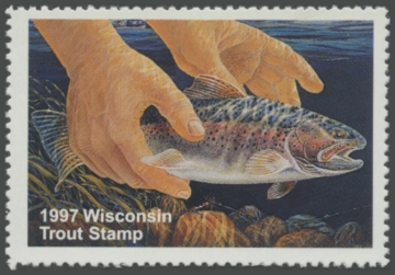 Picture of 1997 Wisconsin Trout Stamp
