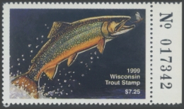 Picture of 1999 Wisconsin Trout Stamp