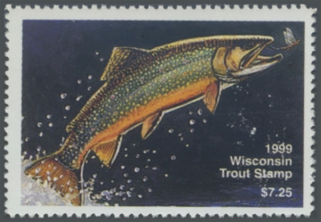 Picture of 1999 Wisconsin Trout Stamp