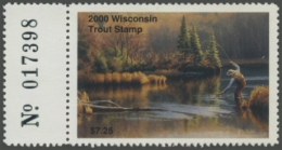 Picture of 2000 Wisconsin Trout Stamp
