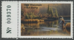 Picture of 2000 Wisconsin Trout Stamp