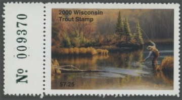 Picture of 2000 Wisconsin Trout Stamp
