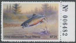 Picture of 2002 Wisconsin Trout Stamp