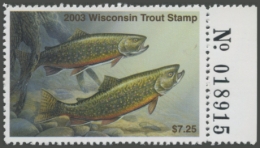 Picture of 2003 Wisconsin Trout Stamp