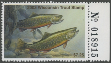 Picture of 2003 Wisconsin Trout Stamp