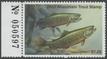 Picture of 2003 Wisconsin Trout Stamp