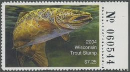 Picture of 2004 Wisconsin Trout Stamp
