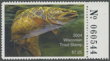Picture of 2004 Wisconsin Trout Stamp