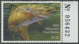 Picture of 2004 Wisconsin Trout Stamp