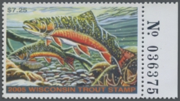 Picture of 2005 Wisconsin Trout Stamp
