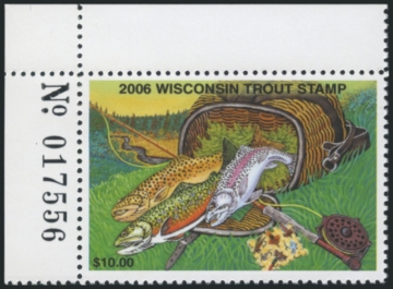Picture of 2006 Wisconsin Trout Stamp