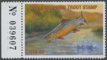 Picture of 2009 Wisconsin Trout Stamp