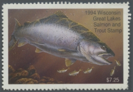Picture of 1994 Wisconsin Great Lakes Salmon & Trout Stamp 