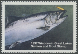 Picture of 1997 Wisconsin Great Lakes Salmon & Trout Stamp 