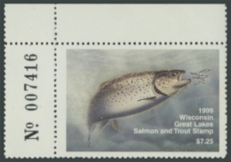 Picture of 1999 Wisconsin Great Lakes Salmon & Trout Stamp 