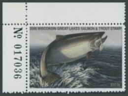 Picture of 2006 Wisconsin Great Lakes Salmon & Trout Stamp 