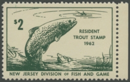 Picture of 1962 New Jersey Fishing Stamp