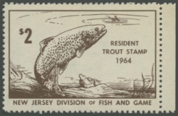 Picture of 1964 New Jersey Fishing Stamp