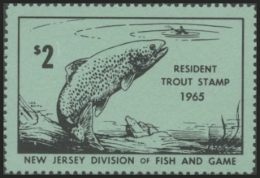 Picture of 1965 New Jersey Fishing Stamp