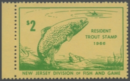 Picture of 1966 New Jersey Fishing Stamp