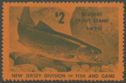 Picture of 1970 New Jersey Fishing Stamp