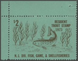 Picture of 1973 New Jersey Fishing Stamp