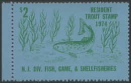 Picture of 1974 New Jersey Fishing Stamp