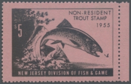 Picture of 1955 New Jersey Fishing Stamp