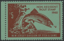 Picture of 1960 New Jersey Fishing Stamp
