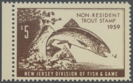 Picture of 1959 New Jersey Fishing Stamp