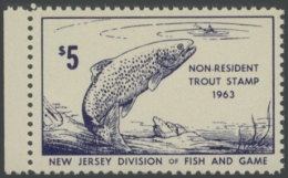 Picture of 1963 New Jersey Fishing Stamp