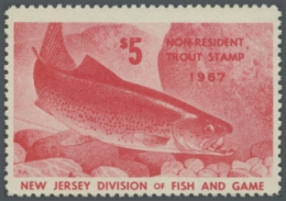 Picture of 1967 New Jersey Fishing Stamp