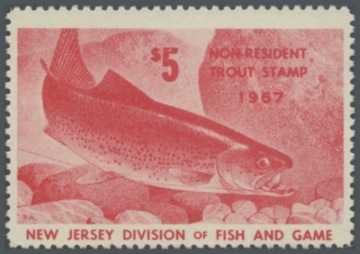 Picture of 1967 New Jersey Fishing Stamp