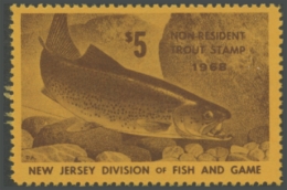 Picture of 1968 New Jersey Fishing Stamp