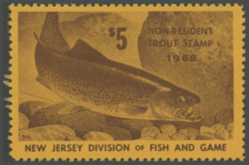 Picture of 1968 New Jersey Fishing Stamp