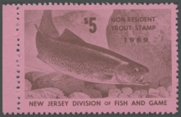 Picture of 1969 New Jersey Fishing Stamp