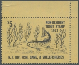 Picture of 1973 New Jersey Fishing Stamp